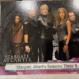 STARGATE ATLANTIS SEASON 3 & 4 2008 RITTENHOUSE COMPLETE BASE CARD SET OF 81